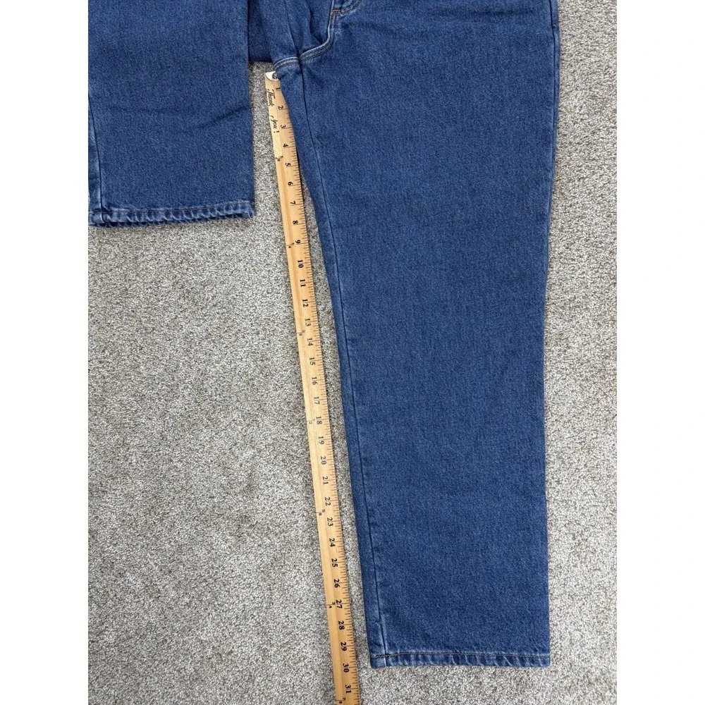 NEW LL Bean Double L Flannel Lined Jean Mens 36x30 Blue Classic Fit Cotton Denim